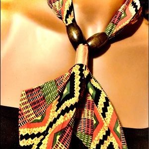 Neckit Accessories - Handmade African Kente Print Scarf Neckit Accessories - Handmade African Kente Print Scarf